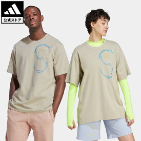 【公式】アディダス adidas 返品可 adidas by Stella McCartney スポーツウェア Tシャツ（ジェンダーニュートラル） バイ ステラ マッカートニー メンズ レディース ウェア・服 トップス Tシャツ イエロー IA7710 半袖