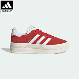 【公式】アディダス adidas 返品可 ガゼルボールド / Gazelle Bold オリジナルス メンズ レディース シューズ・靴 スニーカー 赤 レッド ID6990 ローカット 厚底スニーカー atzk