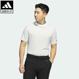 【公式】アディダス adidas 返品可 ゴルフ BOSグラフィック モックネック 半袖シャツ メンズ ウェア・服 トップス ポロシャツ グレー HZ0425 Gnot