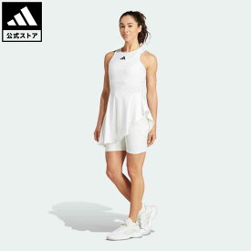 【公式】アディダス adidas 返品可 テニス AEROREADY プロ テニス ワンピース レディース ウェア・服 オールインワン ワンピース 白 ホワイト IA7026