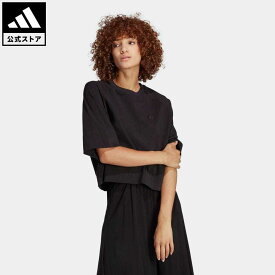 【公式】アディダス adidas 返品可 プレミアム エッセンシャルズ Tシャツ オリジナルス レディース ウェア・服 トップス Tシャツ 黒 ブラック IC5253 半袖 rabty p0524