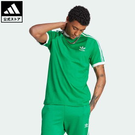 【公式】アディダス adidas 返品可 アディカラー クラシックス スリーストライプス Tシャツ オリジナルス メンズ ウェア・服 トップス Tシャツ 緑 グリーン IM0410 半袖 母の日