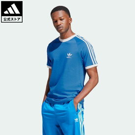 【公式】アディダス adidas 返品可 アディカラー クラシックス スリーストライプス Tシャツ オリジナルス メンズ ウェア・服 トップス Tシャツ 青 ブルー IN7745 半袖