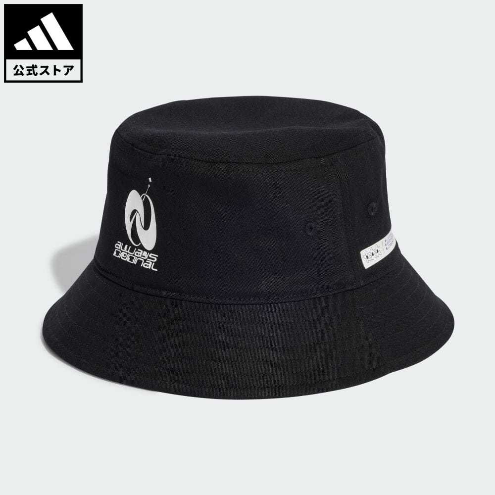アディダス adidas 返品可 バケットハット オリジナルス レディース アクセサリー 帽子 バケットハット 黒 ブラック IC8346