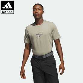 【公式】アディダス adidas 返品可 ゴルフ バックグラフィック Tシャツ メンズ ウェア・服 トップス Tシャツ 緑 グリーン IK6908 半袖 p0609
