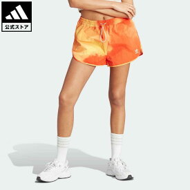 【公式】アディダス adidas 返品可 カラーフェード ランナーショーツ オリジナルス レディース ウェア・服 ボトムス ショートパンツ・短パン イエロー IL2435