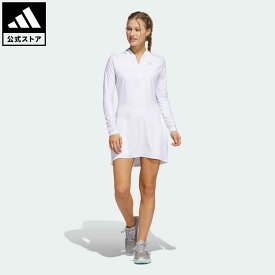【公式】アディダス adidas 返品可 ゴルフ W LS DRESS レディース ウェア・服 オールインワン ワンピース 白 ホワイト HS8960