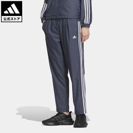 【公式】アディダス adidas 返品可 デニムライフ ウーブン レギュラーフィット 9/10丈 ウインドパンツ スポーツウェア レディース ウェア・服 ボトムス ジャージ パンツ 青 ブルー IK9882 下 p0420