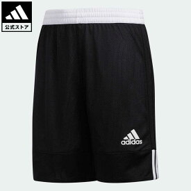 【公式】アディダス adidas 返品可 バスケットボール 子供用 3G スピード リバーシブル ショーツ [3G Speed Reversible Shorts] メンズ レディース ウェア・服 ボトムス ハーフパンツ 黒 ブラック DX6379 p0524