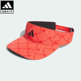 【公式】アディダス adidas 返品可 ゴルフ モノグラム バイザー レディース アクセサリー 帽子 サンバイザー 赤 レッド IA1283 サンバイザー