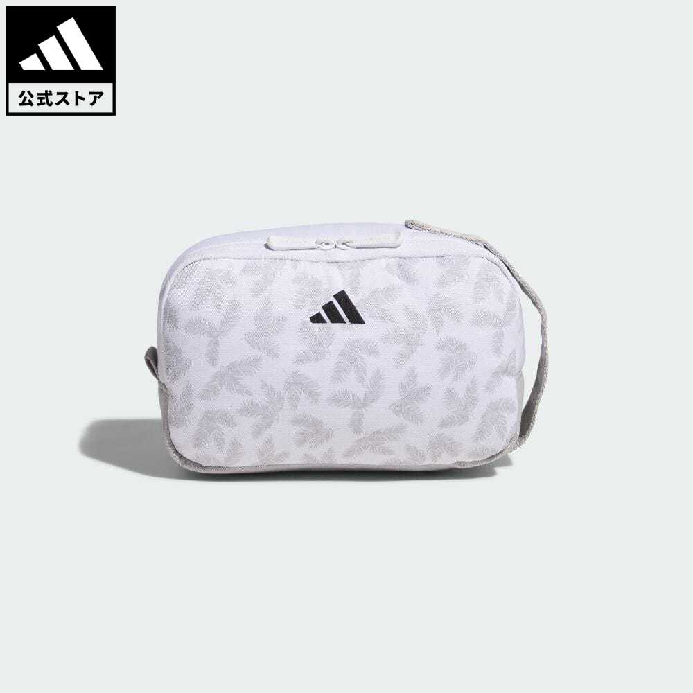 スピード対応 全国送料無料 アディダス adidas 返品可 ゴルフ パームツリー ラウンドポーチ メンズ レディース アクセサリー バッグ カバン  ポーチ 白 ホワイト IA9598