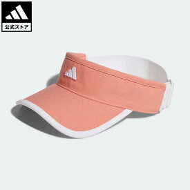 【公式】アディダス adidas 返品可 ゴルフ カラーバイザー レディース アクセサリー 帽子 サンバイザー 赤 レッド IB0479 サンバイザー