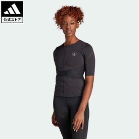 【公式】アディダス adidas 返品可 adidas by Stella McCartney TruePurpose トレーニング 半袖Tシャツ バイ ステラ マッカートニー レディース ウェア・服 トップス Tシャツ 黒 ブラック IB6780 半袖 notp