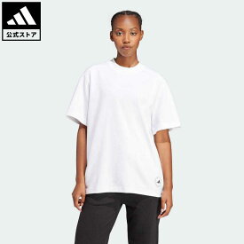 【公式】アディダス adidas 返品可 adidas by Stella McCartney ロゴ 半袖Tシャツ バイ ステラ マッカートニー レディース ウェア・服 トップス Tシャツ 白 ホワイト IB6855 半袖 notp 母の日