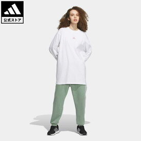 【公式】アディダス adidas 返品可 ワーディング ルーズフィット シングルジャージー チュニック スポーツウェア レディース ウェア・服 トップス Tシャツ 白 ホワイト IK9892 ロンt