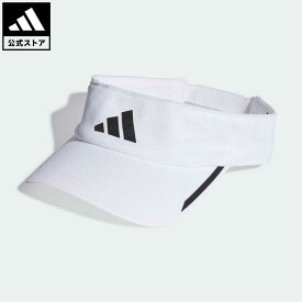 【公式】アディダス adidas 返品可 ランニング AEROREADY ランニングバイザー メンズ レディース アクセサリー 帽子 サンバイザー 白 ホワイト HR7052 サンバイザー p0524