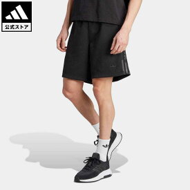 【公式】アディダス adidas 返品可 グラフィック カモ柄 ストライプショーツ オリジナルス メンズ ウェア・服 ボトムス ハーフパンツ 黒 ブラック IJ0635