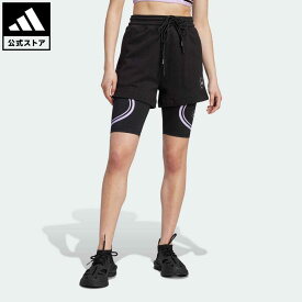 【公式】アディダス adidas 返品可 adidas by Stella McCartney TrueCasuals テリーショーツ バイ ステラ マッカートニー レディース ウェア・服 ボトムス ハーフパンツ 黒 ブラック IK9093