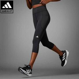 【公式】アディダス adidas 返品可 ランニング デイリーラン 3/4丈レギンス レディース ウェア・服 ボトムス タイツ・レギンス 黒 ブラック HS5436 ランニングウェア スポーツウェア レギンス