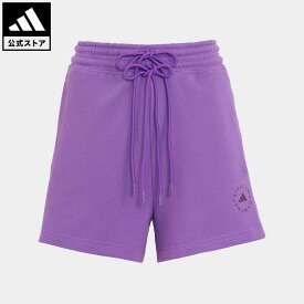 【公式】アディダス adidas 返品可 adidas by Stella McCartney TrueCasuals テリーショーツ バイ ステラ マッカートニー レディース ウェア・服 ボトムス ハーフパンツ 紫 パープル IK9094