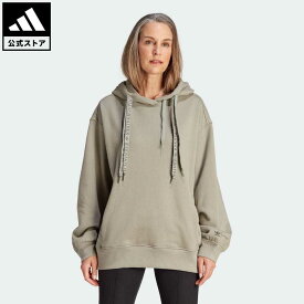 【公式】アディダス adidas 返品可 adidas × KSENIASCHNAIDER グラフィックパーカー オリジナルス レディース ウェア・服 トップス パーカー(フーディー) スウェット（トレーナー） 緑 グリーン IM3818 トレーナー