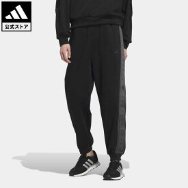 【40%OFF 6/4-6/11】【公式】アディダス adidas 返品可 ワーディング ルーズフィット フリース フルレングスパンツ スポーツウェア レディース ウェア・服 ボトムス スウェット（トレーナー） パンツ 黒 ブラック IK9885 スウェット p0604