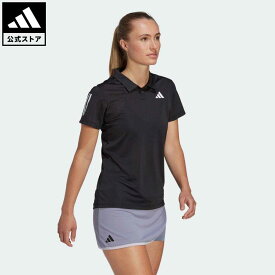 【公式】アディダス adidas 返品可 テニス クラブ テニス ポロシャツ レディース ウェア・服 トップス ポロシャツ 黒 ブラック HY2702
