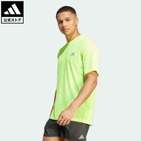 【公式】アディダス adidas 返品可 ランニング アルティメット エンジニアードニット 半袖Tシャツ メンズ ウェア・服 トップス Tシャツ 緑 グリーン HZ4439 ランニングウェア 半袖