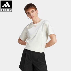 【公式】アディダス adidas 返品可 プレミアム エッセンシャルズ Tシャツ オリジナルス レディース ウェア・服 トップス Tシャツ 白 ホワイト IK5769 半袖