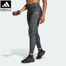 【公式】アディダス adidas 返品可 ジム・トレーニング アディダス トレイン エッセンシャルズ プリントレギンス レディース ウェア・服 ボトムス タイツ・レギンス 黒 ブラック HY4155 フィットネスウェア スポーツウェア レギンス