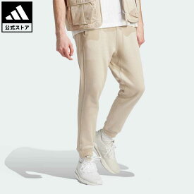 【公式】アディダス adidas 返品可 ラウンジ フリースパンツ スポーツウェア メンズ ウェア・服 ボトムス スウェット（トレーナー） パンツ ベージュ IB6160 スウェット