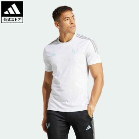 【公式】アディダス adidas 返品可 サッカー メッシ トレーニングジャージー メンズ ウェア・服 トップス ユニフォーム 白 ホワイト IJ4940