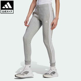 【公式】アディダス adidas 返品可 エッセンシャルズ スリーストライプス フリースパンツ スポーツウェア レディース ウェア・服 ボトムス スウェット（トレーナー） パンツ グレー IL3282 スウェット p0420