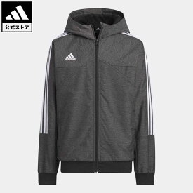 【公式】アディダス adidas 返品可 ティロ WIND. RDY デニムルック ウーブン レギュラーフィット ウインドブレーカージャケット スポーツウェア キッズ／子供用 ウェア・服 アウター ジャケット ジャージ 黒 ブラック IK7379 上着