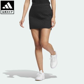 【公式】アディダス adidas 返品可 ゴルフ WIND. RDY キルト 防風 撥水 スカート レディース ウェア・服 ボトムス スカート 黒 ブラック HY0868