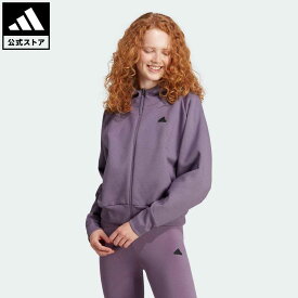 【公式】アディダス adidas 返品可 adidas Z.N.E. フルジップパーカー スポーツウェア レディース ウェア・服 トップス パーカー(フーディー) ジャージ 紫 パープル IN5132 トレーナー