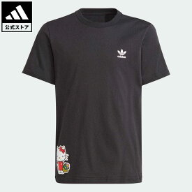 【公式】アディダス adidas 返品可 アディダス オリジナルス × ハローキティ SST 半袖Tシャツ オリジナルス キッズ／子供用 ウェア・服 トップス Tシャツ 黒 ブラック II0858 半袖 p0420