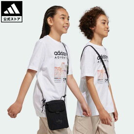 【公式】アディダス adidas 返品可 アディダス アドベンチャー 半袖Tシャツ オリジナルス キッズ／子供用 ウェア・服 トップス Tシャツ 白 ホワイト II0929 半袖