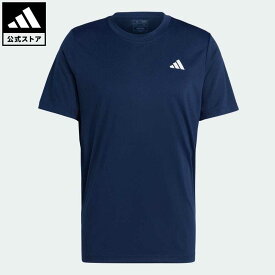 【公式】アディダス adidas 返品可 テニス クラブ テニス 半袖Tシャツ メンズ ウェア・服 トップス Tシャツ 青 ブルー HS3274 半袖