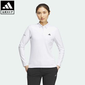 【公式】アディダス adidas 返品可 ゴルフ BOSモチーフ ストレッチ 長袖ボタンダウンシャツ レディース ウェア・服 トップス ポロシャツ 白 ホワイト HY0919