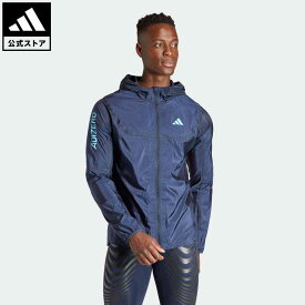 【公式】アディダス adidas 返品可 ランニング アディゼロ ランニング ライトウェイトジャケット メンズ ウェア・服 アウター ジャケット 青 ブルー IM4170 ランニングウェア 上着