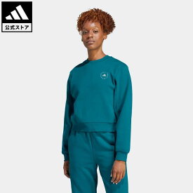 【公式】アディダス adidas 返品可 adidas by Stella McCartney スポーツウェア スウェット バイ ステラ マッカートニー レディース ウェア・服 トップス スウェット（トレーナー） 青 ブルー IJ0592 asmc_terrex