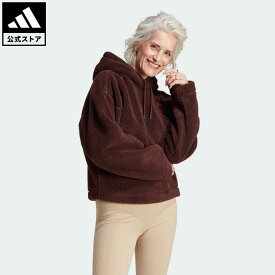 【公式】アディダス adidas 返品可 プレミアム エッセンシャルズ パーカー オリジナルス レディース ウェア・服 トップス パーカー(フーディー) スウェット（トレーナー） ブラウン IL1849 トレーナー