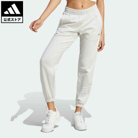 【公式】アディダス adidas 返品可 ラージ トレフォイル カフスウェットパンツ オリジナルス レディース ウェア・服 ボトムス スウェット（トレーナー） パンツ グレー IL2379 スウェット