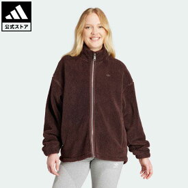 【公式】アディダス adidas 返品可 プレミアム エッセンシャルズ オーバージャケット オリジナルス レディース ウェア・服 トップス シャツ ブラウン IM3898 上着