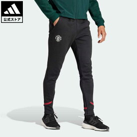【公式】アディダス adidas 返品可 サッカー マンチェスター・ユナイテッド Designed for Gameday パンツ メンズ ウェア・服 ボトムス ジャージ パンツ 黒 ブラック IA8557 下