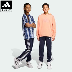 【公式】アディダス adidas 返品可 エッセンシャルズ スリーストライプス フリースパンツ スポーツウェア キッズ／子供用 ウェア・服 ボトムス スウェット（トレーナー） パンツ 青 ブルー IC0601 スウェット p0517
