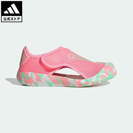 【公式】アディダス adidas 返品可 アルタベンチャー スポーツ スイムサンダル / Altaventure Sport Swim Sandals スポーツウェア キッズ／子供用 シューズ・靴 サンダル スポーツサンダル 白 ホワイト HQ1281