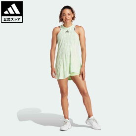 【公式】アディダス adidas 返品可 テニス テニス エアチル プロ ワンピース レディース ウェア・服 オールインワン ワンピース 緑 グリーン IL7364 notp