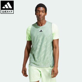 【公式】アディダス adidas 返品可 テニス テニス プロ レイヤリング半袖Tシャツ メンズ ウェア・服 トップス Tシャツ 緑 グリーン IL7381 半袖 notp